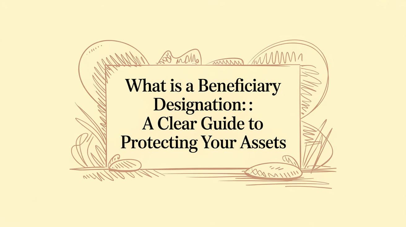 what is a beneficiary designation: A Clear Guide to Protecting Your Assets