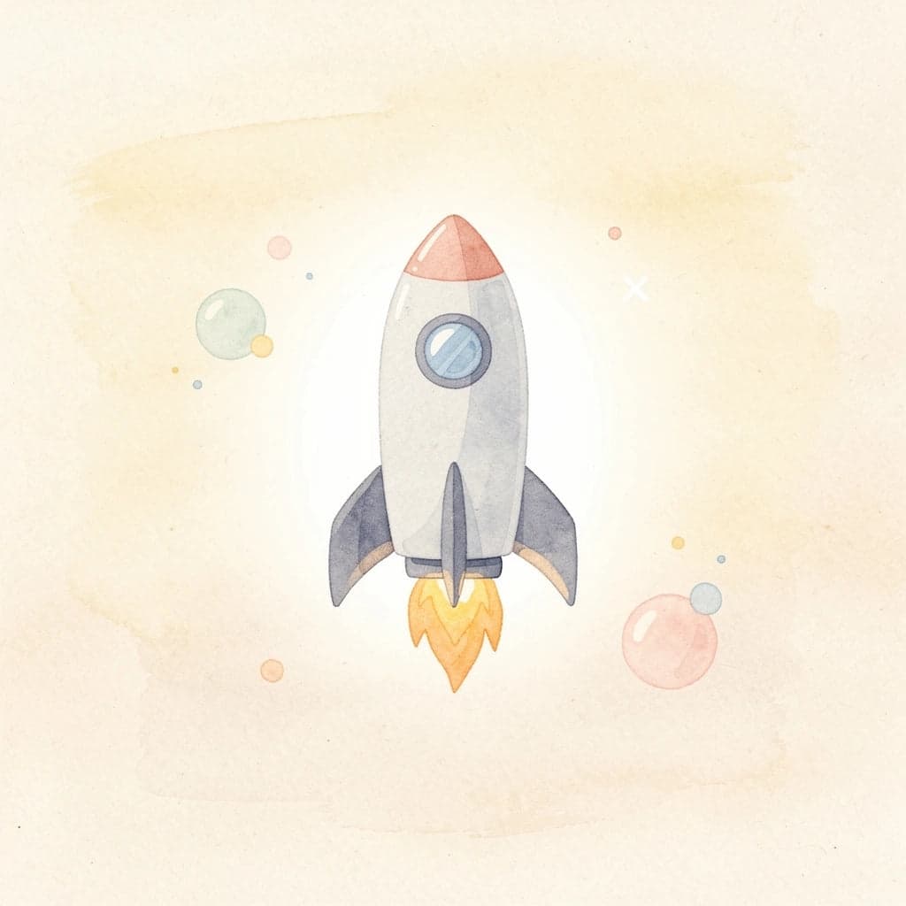Rocket icon representing starting your financial journey