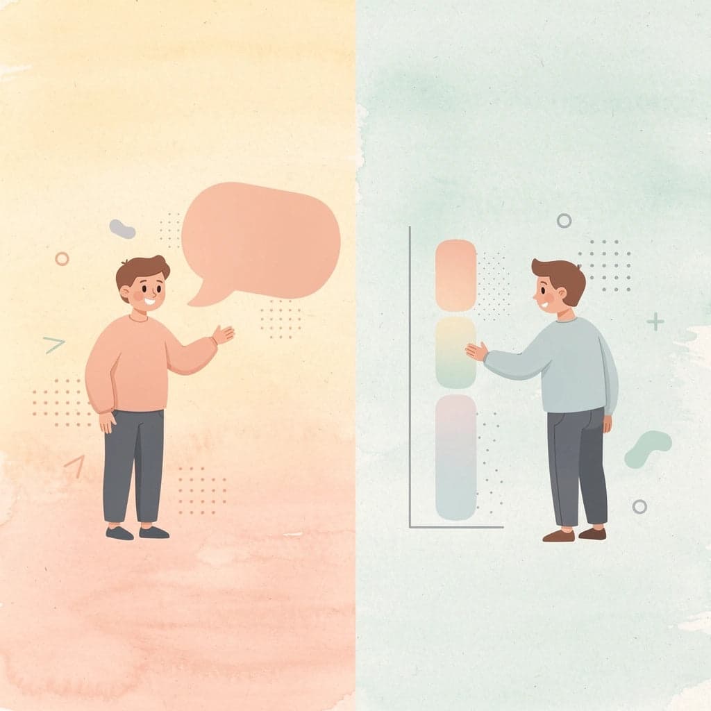 Illustration contrasting financial struggle with a successful wealth-building approach