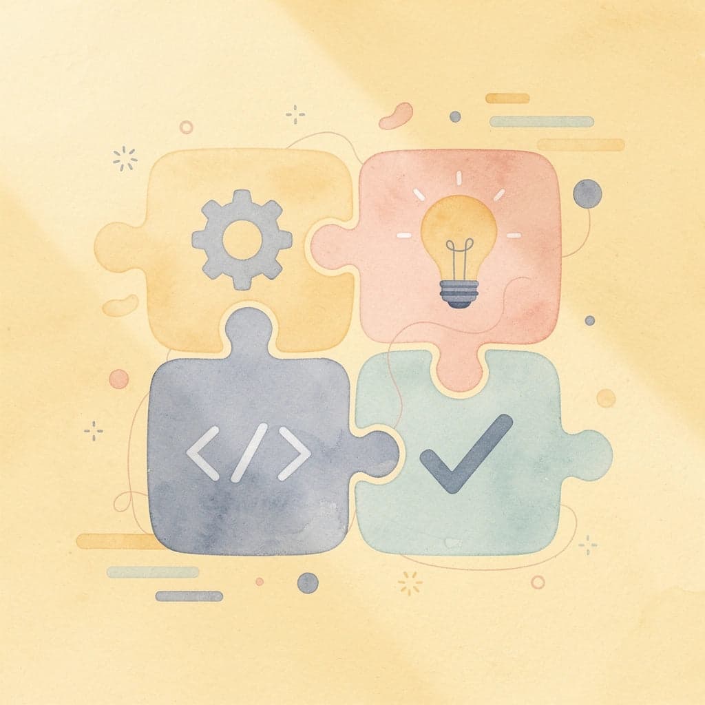 Puzzle pieces fitting together representing an integrated financial strategy