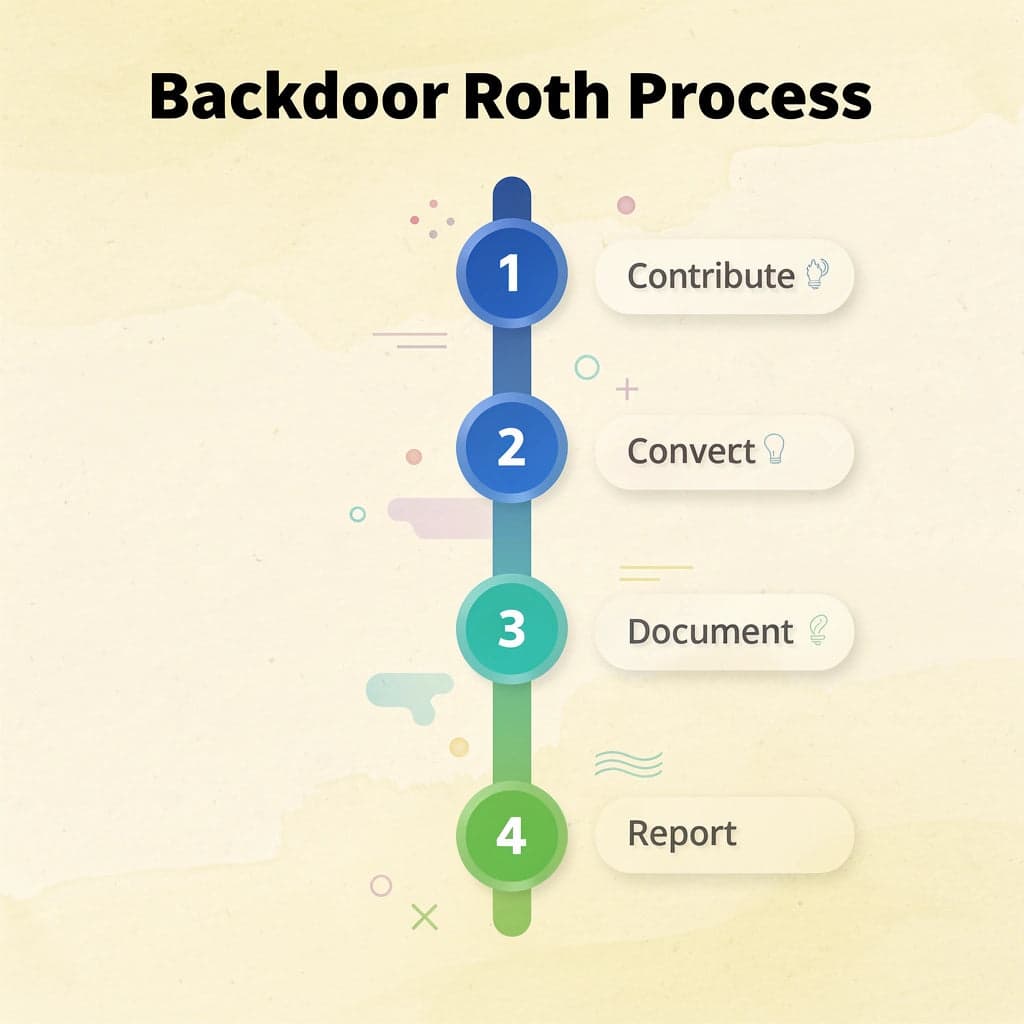 Four-step process for executing a Backdoor Roth IRA correctly