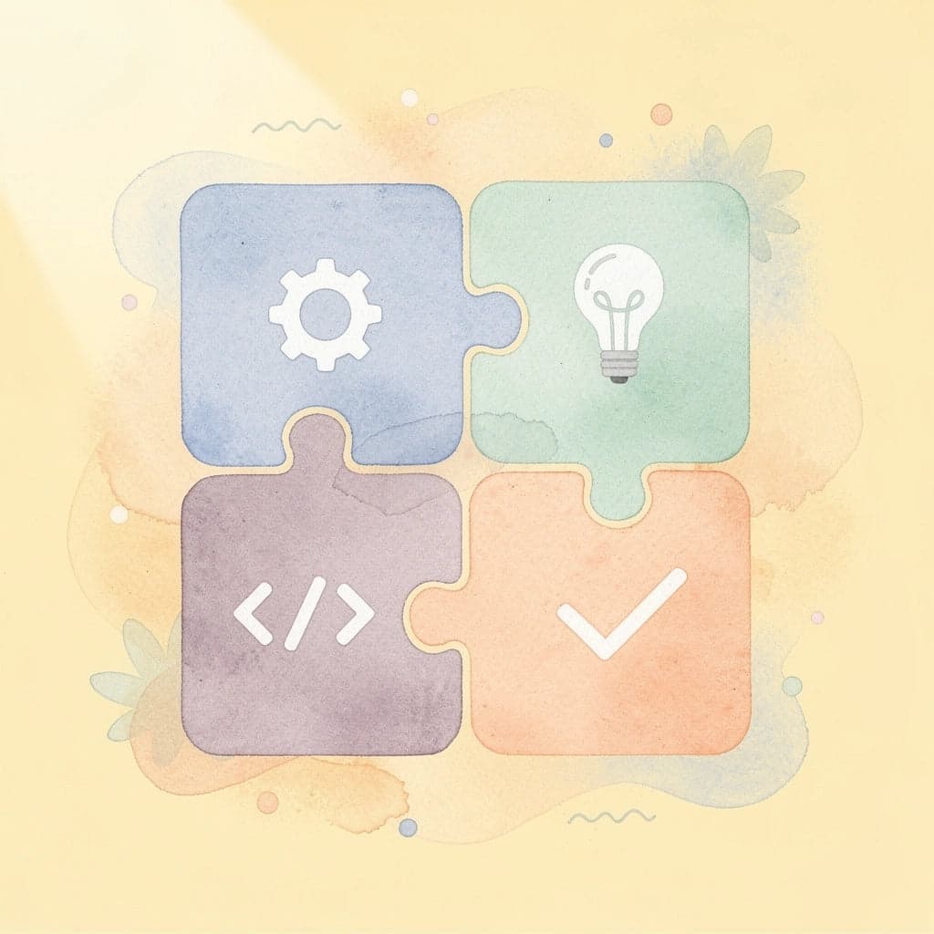 Puzzle pieces fitting together representing interconnected financial strategies
