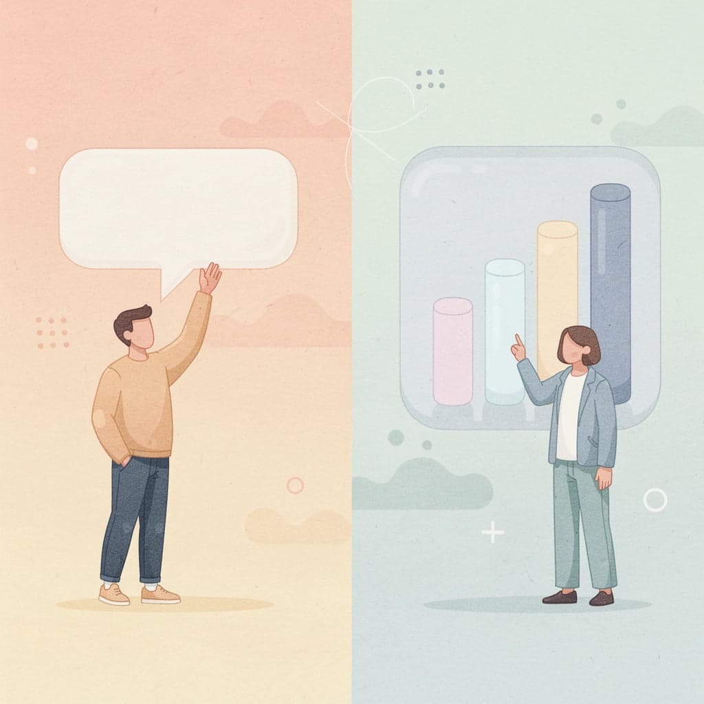 Split scene contrasting scattered financial planning with an organized, comprehensive approach