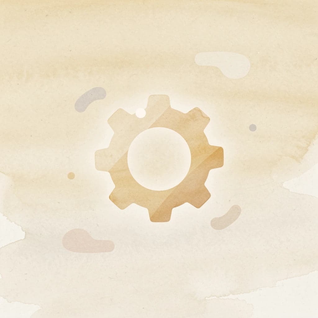 Gear icon representing automated systems