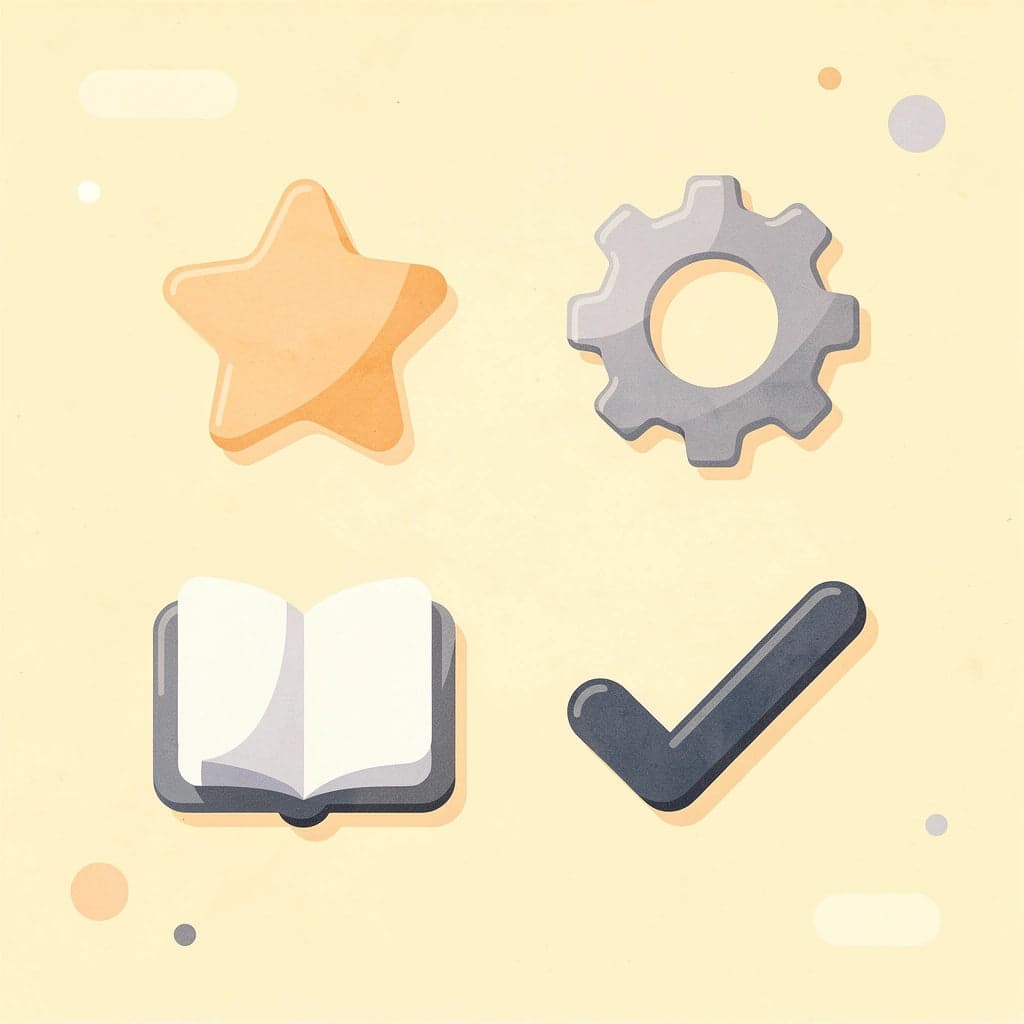 Four icons representing the pillars of wealth building