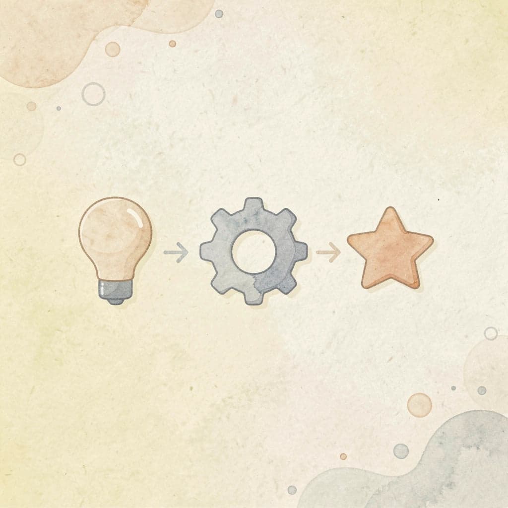 Three connected icons showing investment generating returns, generating more returns