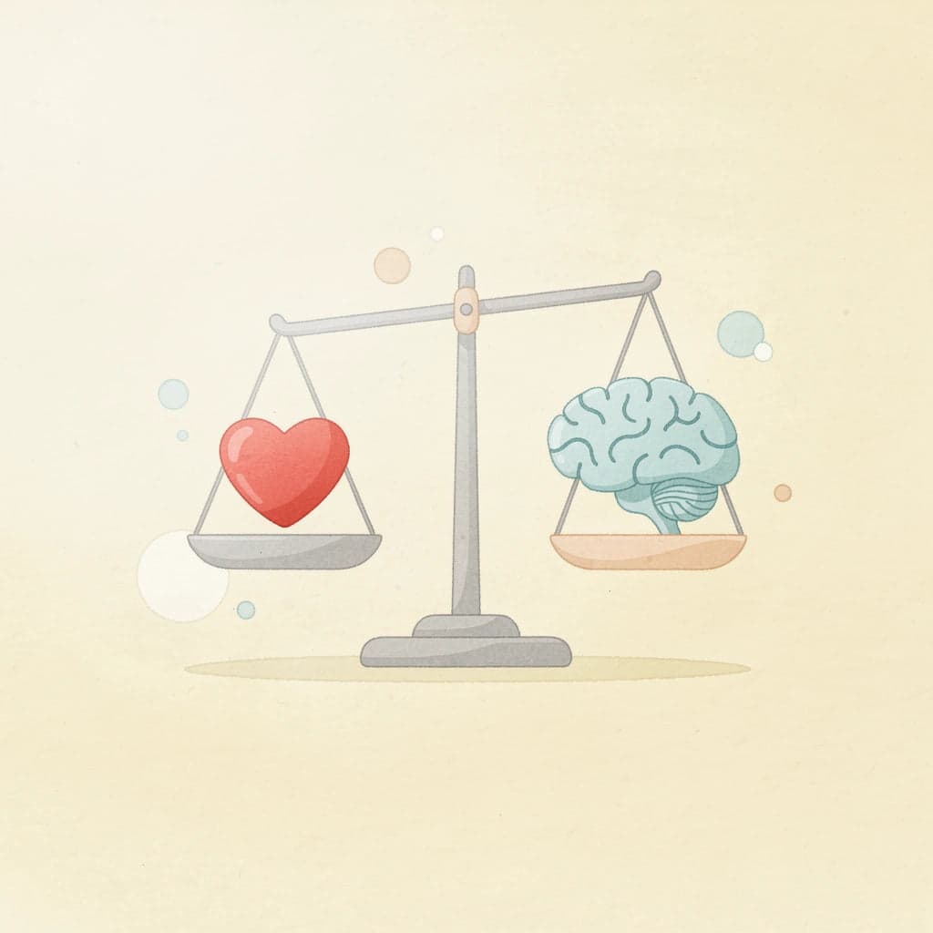 Balance scale icon showing strong outcomes versus costly mistakes