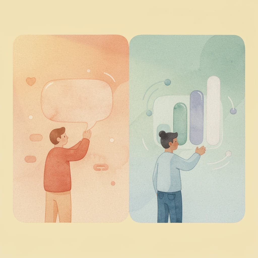 Comparison scene showing reactive versus proactive financial approaches