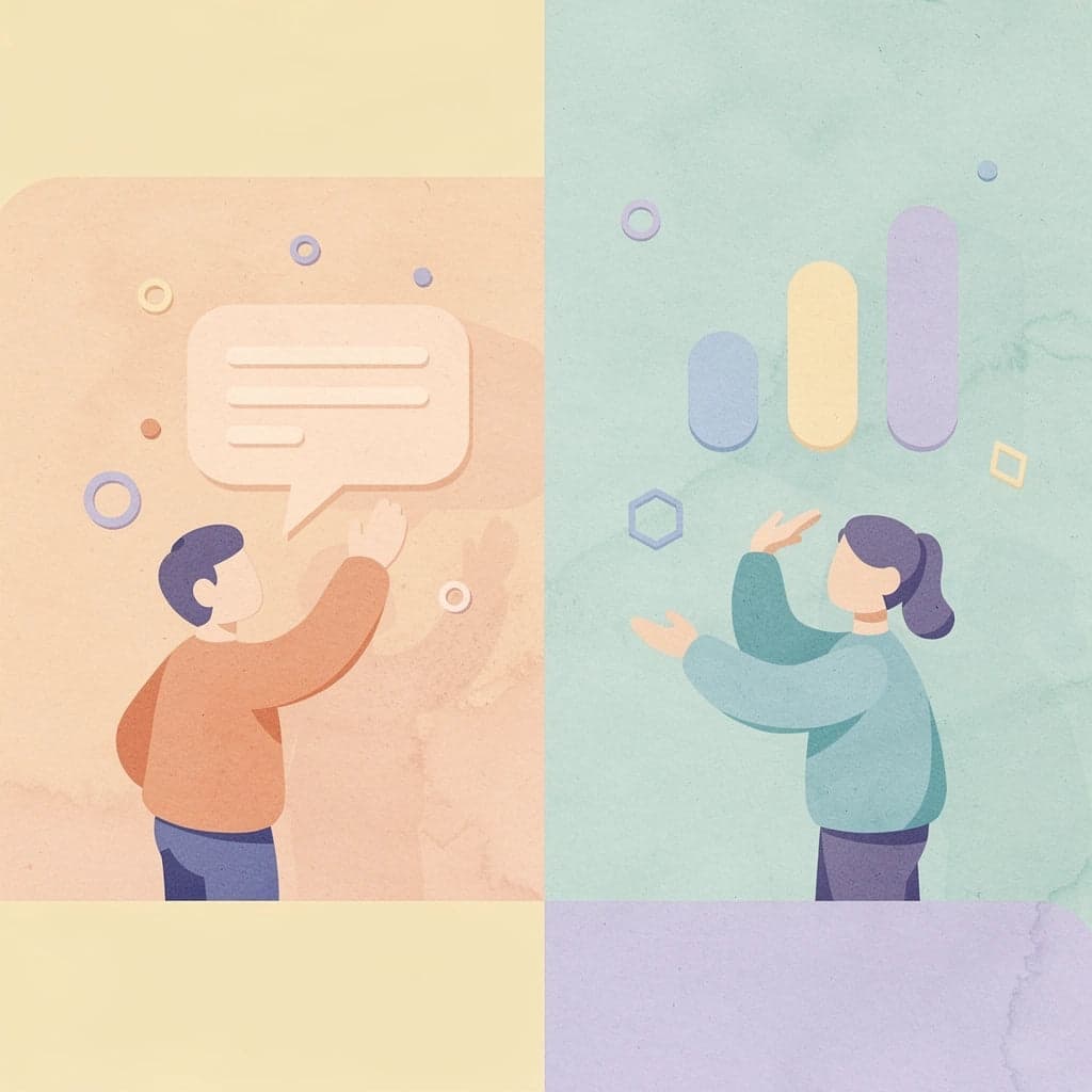 Split scene showing confusion versus clarity in retirement planning approaches