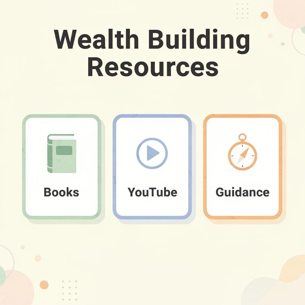 Three resource types for wealth-building guidance