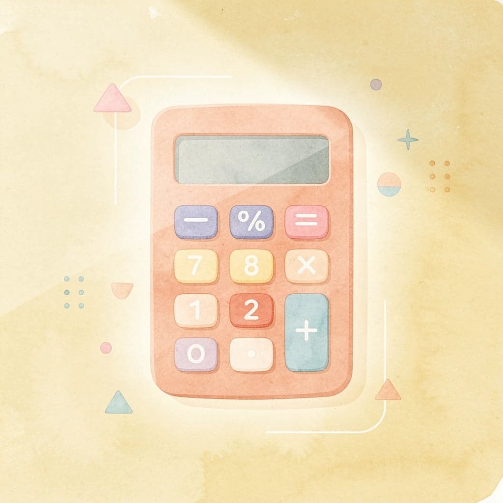 Calculator icon representing baseline financial assessment