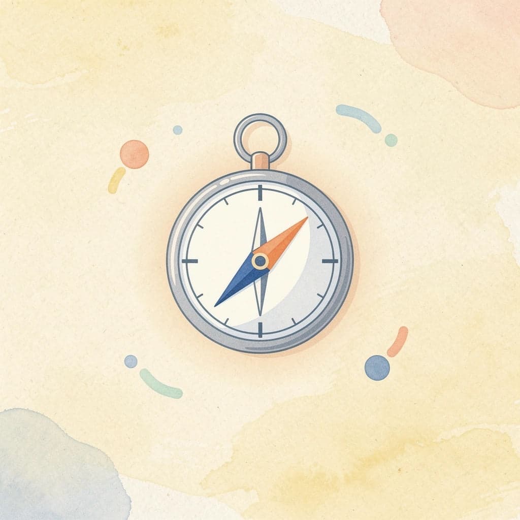 Compass icon representing navigation through financial principles