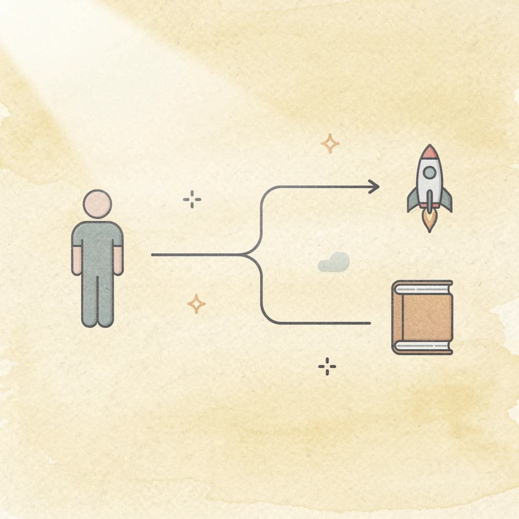 Icon showing Traditional IRA splitting into pre-tax and post-tax options