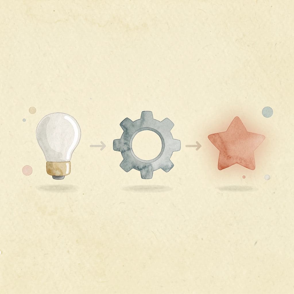 Three icons showing progression from warning to financial loss