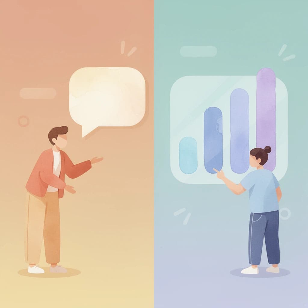 Split scene illustration showing retirement spending expectations versus reality