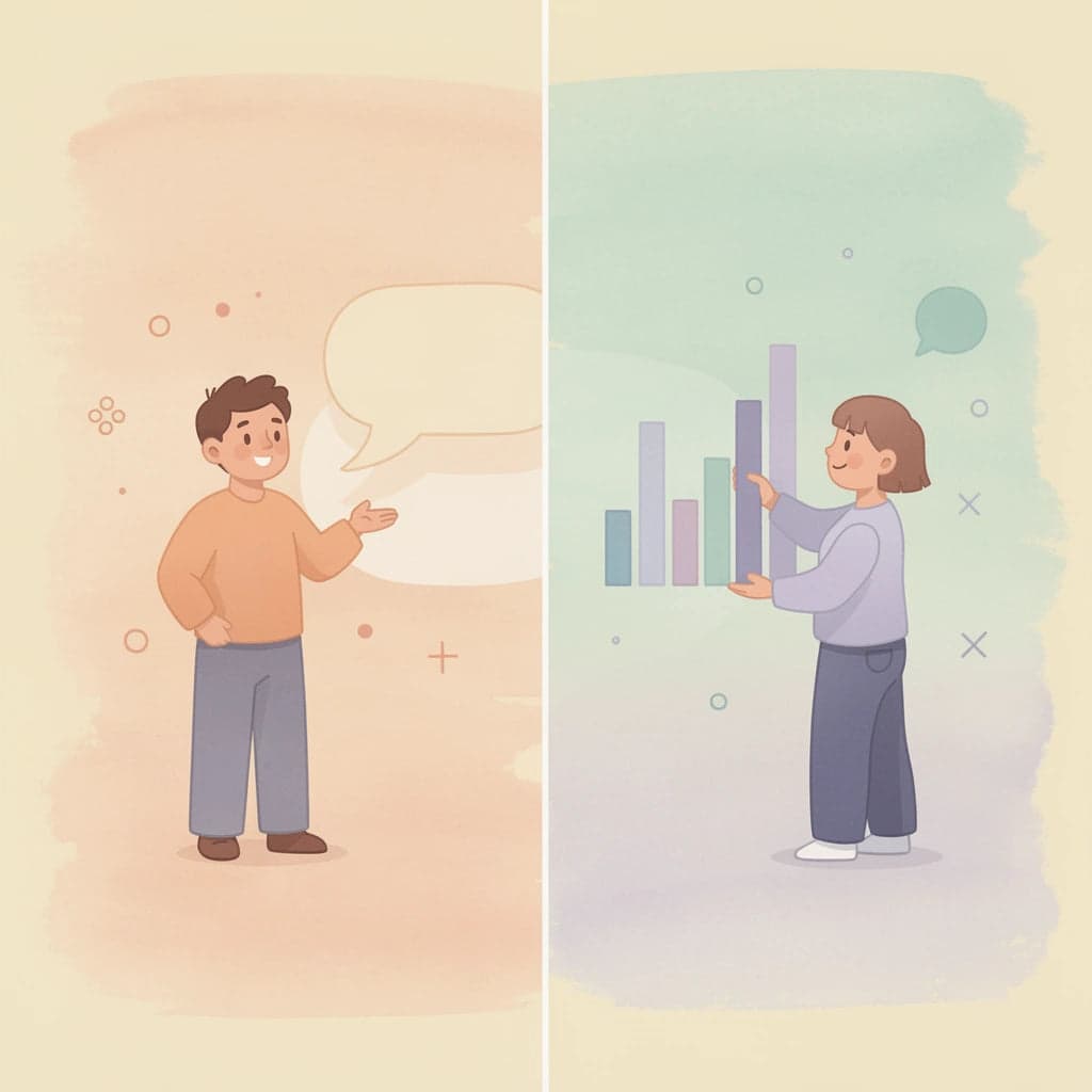 Split scene showing complexity versus simplicity in investing approach