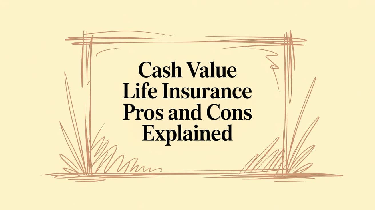 Cash Value Life Insurance Pros and Cons Explained