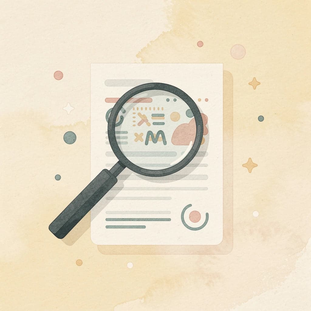 Magnifying glass examining tax documents representing careful analysis of Roth conversion decisions