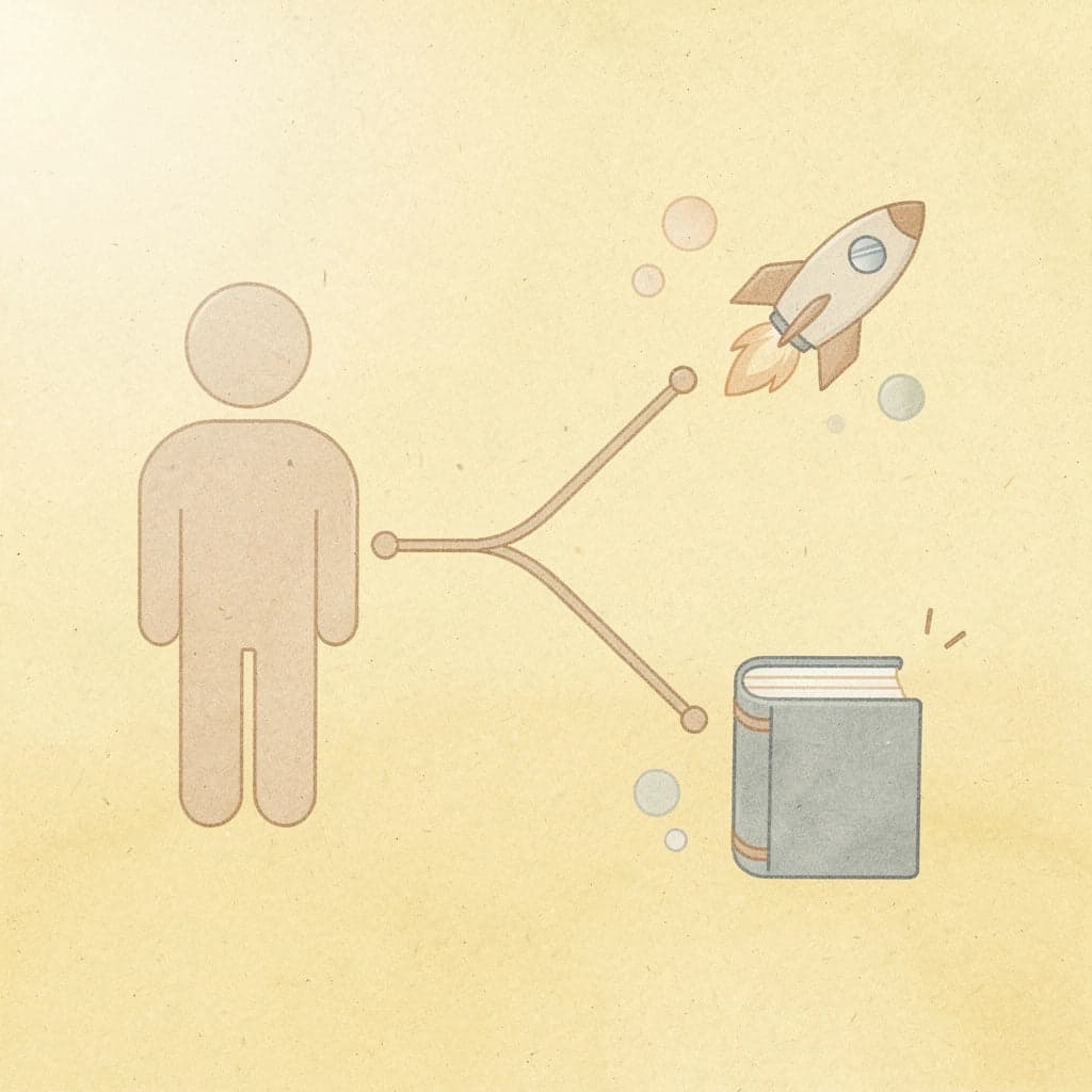 Dollar sign icon splitting into two paths representing withdrawal consequences