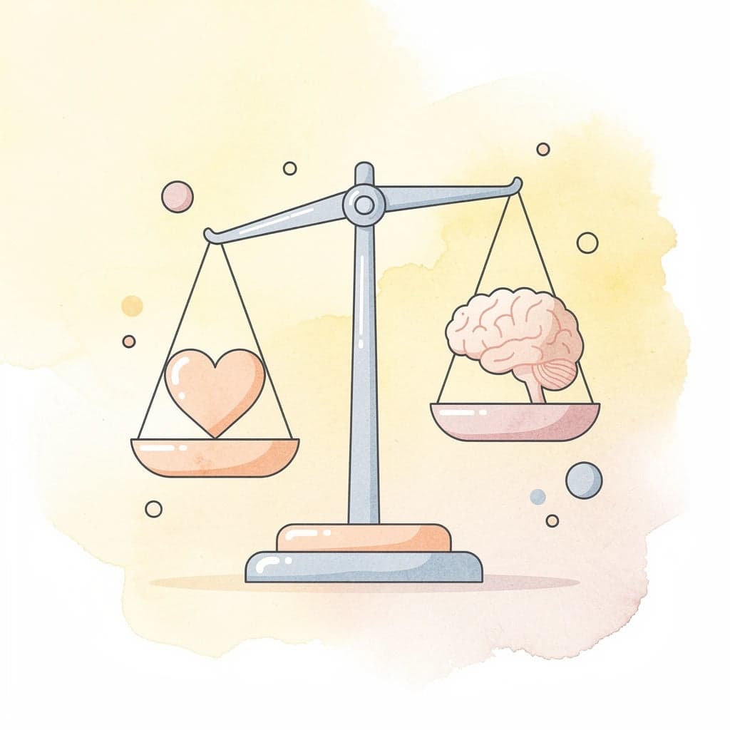 Balance scale showing assets versus liabilities