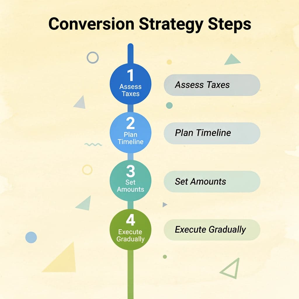 Four-step process for building a Roth conversion strategy
