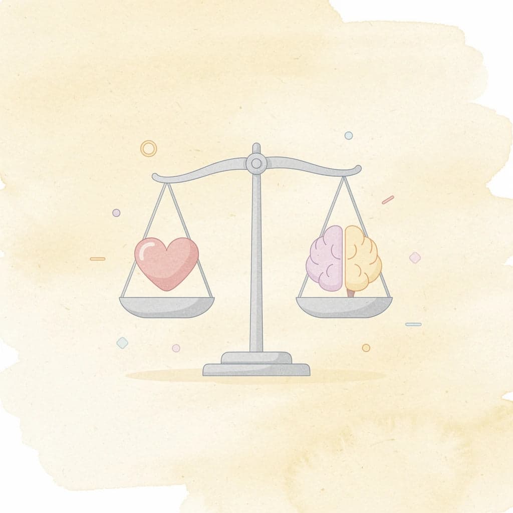 Balance scale comparing income versus net worth