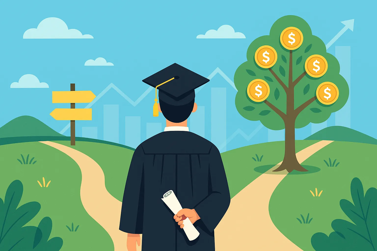 Earning a Degree: Which Example Shows It's Worth It?