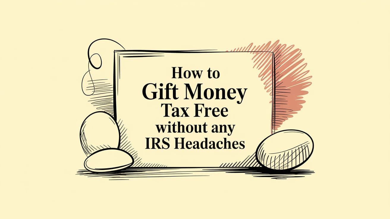 How to Gift Money Tax Free Without Any IRS Headaches