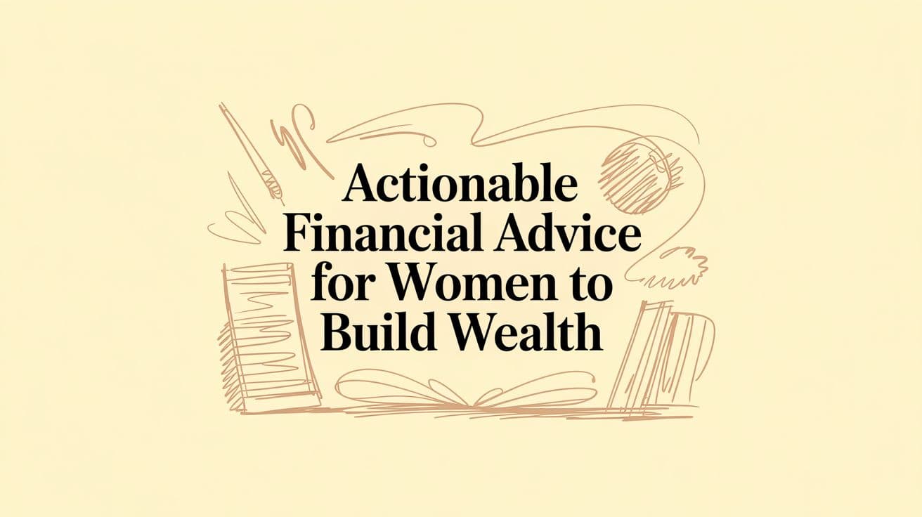 Actionable Financial Advice for Women to Build Wealth