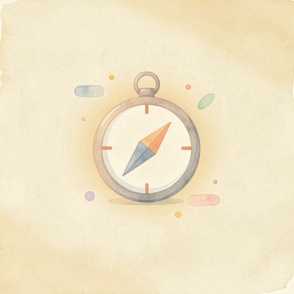 Compass icon representing guidance for retirement planning decisions