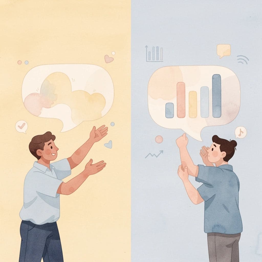 Split scene illustration comparing employer-sponsored retirement plan versus personal retirement account