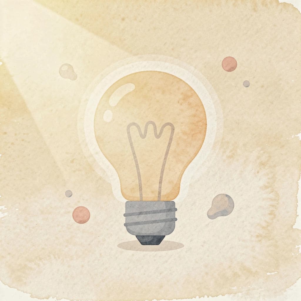 Lightbulb icon representing confidence and clarity in financial planning