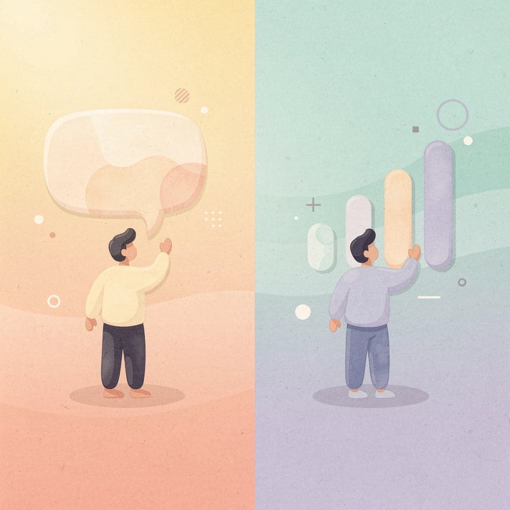 Split scene illustration showing two different tax-free strategies with contrasting structures