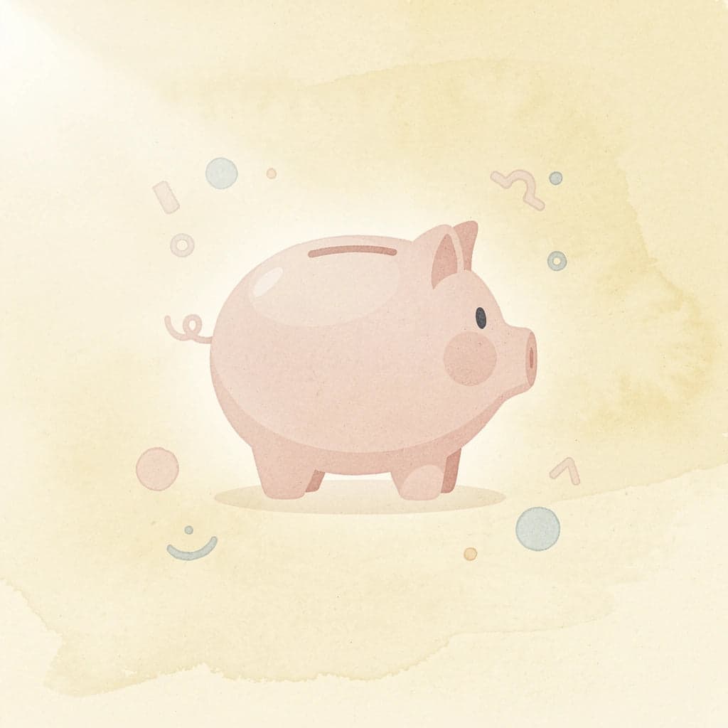 Piggy bank icon representing wealth accumulation