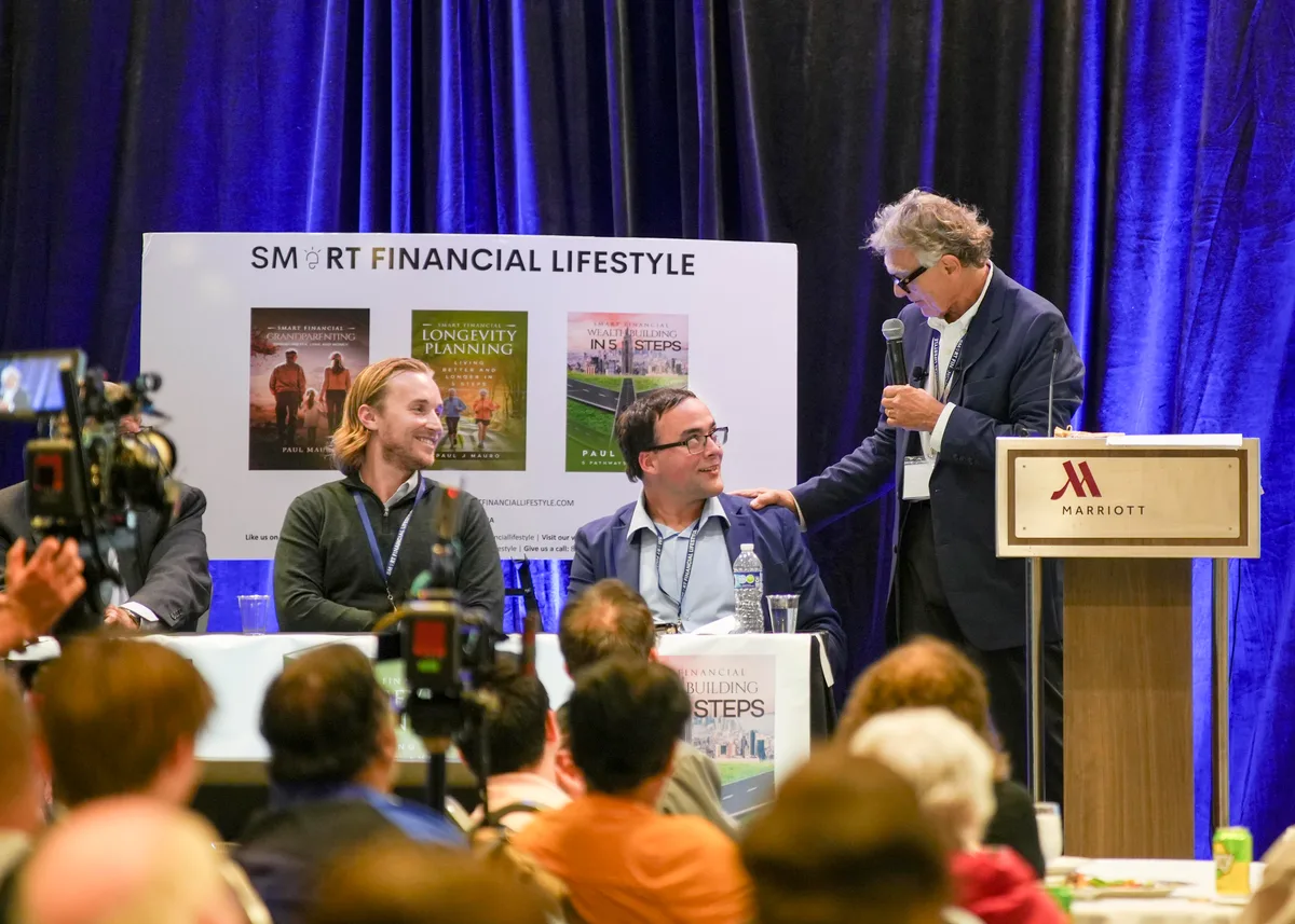 Paul Mauro interacting with attendees on stage